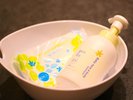 【お子様無料貸出物】ベビーシャンプー・おしりふき:ご必要の際にはお気軽にお声掛けくださいませ。