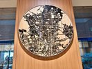 【観光ブース】京都の街並みの地図