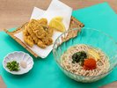 【朝食 | 夏・地域限定メニュー】広島レモンの冷やし素麺 小鰯の天ぷら添え