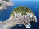 楯ヶ崎(ホテルから車で40分):高さ約80mにもおよぶ断崖に柱状の岩が連なる圧巻の景勝地。