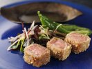 【土地の恵み会席】2026年夏 県産牛カツ揚げ