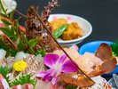 伊勢海老の舟盛り