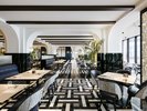 �yAllday Dining Parade�z�A�[���f�R�Ɖ��l�̌����̃C���[�W��Z�������f�U�C���B