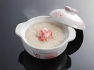 朝食(蟹雑炊)