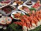 2025年11月より本ズワイ蟹&ローストビーフ食べ放題(120分制)(イメージ)