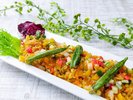 【2026夏のバイキング】パイナップルの甘みを隠し味にした香味野菜ソース(ソフリット)が絶品です。