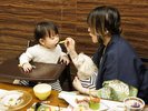 ワンちゃんもお子様もご一緒にお食事いただけます。