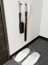 スリッパ、靴ベラ