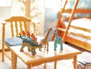 【2段ベッドで4人部屋の恐竜ルーム・301】2段ベッドを利用した、子供向けの可愛い恐竜のお部屋です。