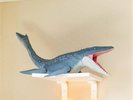 【3人部屋の恐竜ルーム・307】シングルベットが3つ並んだモササウルスの海のお部屋です。