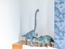 【ダブルベッドの恐竜ルーム・308】幅160cmのシモンズ製のダブルベッドの恐竜のお部屋です。
