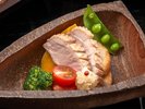 ■夕食一例|旬の食材をお愉しみください。※夏イメージ