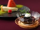 ■夕食一例|季節のデザート