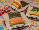 お好きなポーク玉子おにぎりをお楽しみください