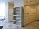 パウダールームは広々とした設計