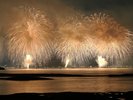 扇ヶ浜海岸の打ち上げ花火