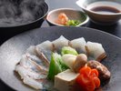 【スタンダード夕食 一品】鯛のしゃぶしゃぶ(一例)