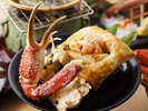 蟹会席料理イメージ 香箱蟹とろろ焼きパイ包み