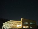 星空とホテル