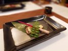夏の焼き物 地魚の木の芽味噌焼き