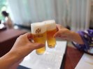 湯上りの生ビールは最高♪
