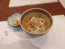夕食の締めはだし茶漬け