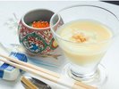 箸付/鱸煮凍り・玉蜀黍冷製(2026年夏 お食事イメージ)