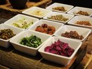 朝食ビュッフェ お茶漬け具材