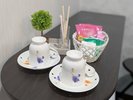 スイートルームの喫茶セットです。