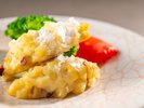 【季節の会席】秋(2026年9月〜11月)揚物 さつま芋蓑揚げ