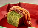 【季節の会席】秋(2026年9月〜11月)デザート 狭山茶パウンドケーキ・モンブラン仕立て