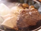 「五箇山満喫プラン」台の物 国産牛の朴葉味噌焼き