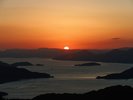 瀬戸内海の夕日