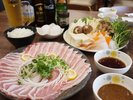 ビタミンたっぷり♪上質な黒豚ロースとバラ肉をご用意!当館自慢のしゃぶしゃぶをご堪能ください
