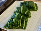 【朝食】野沢菜漬け