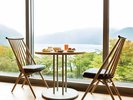 【朝食】芦ノ湖と対岸に広がる山並みを一望できる「季しかり」で迎える箱根の朝
