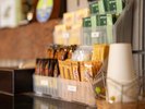 ウェルカムドリンクコーナー