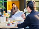 【プレミアムデラックスキング】プライベートテラスのイメージ