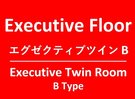 エグゼクティブフロアエグゼクティブツインB