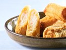 【ご当地メニュー】ハトシ(エビのすり身を、食パンで挟み、それを油で揚げて作る料理)