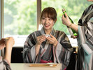 夕食前のひとときに・・・地酒の飲み比べ♪無料&セルフだから、気軽に自由に楽しめる。