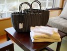 大浴場などにご利用いただける手持ち籠も常備しております