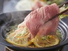 【土地の恵み会席】夏(2026年6月〜8月)焜炉 播磨牛リブロース レモン出汁しゃぶ鍋
