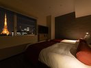 EXツインルームから見える東京タワー※一部客室のみ