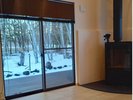 窓から雪化粧