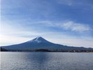 河口湖畔からの富士山