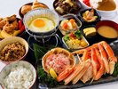 朝食ビュッフェ(時期により仙鳳趾牡蠣、ズワイガニ料理提供中)写真はイメージです。