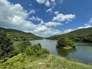 ホテルの客室から一望できる白竜湖畔と景色