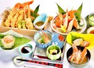 ズワイガニをたっぷり使った会席料理