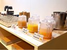 朝食バイキングコールドドリンク